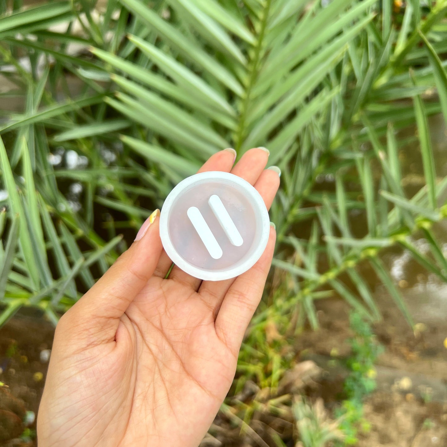 Round Double Ring Holder Silicone Mould - 18 MM Depth