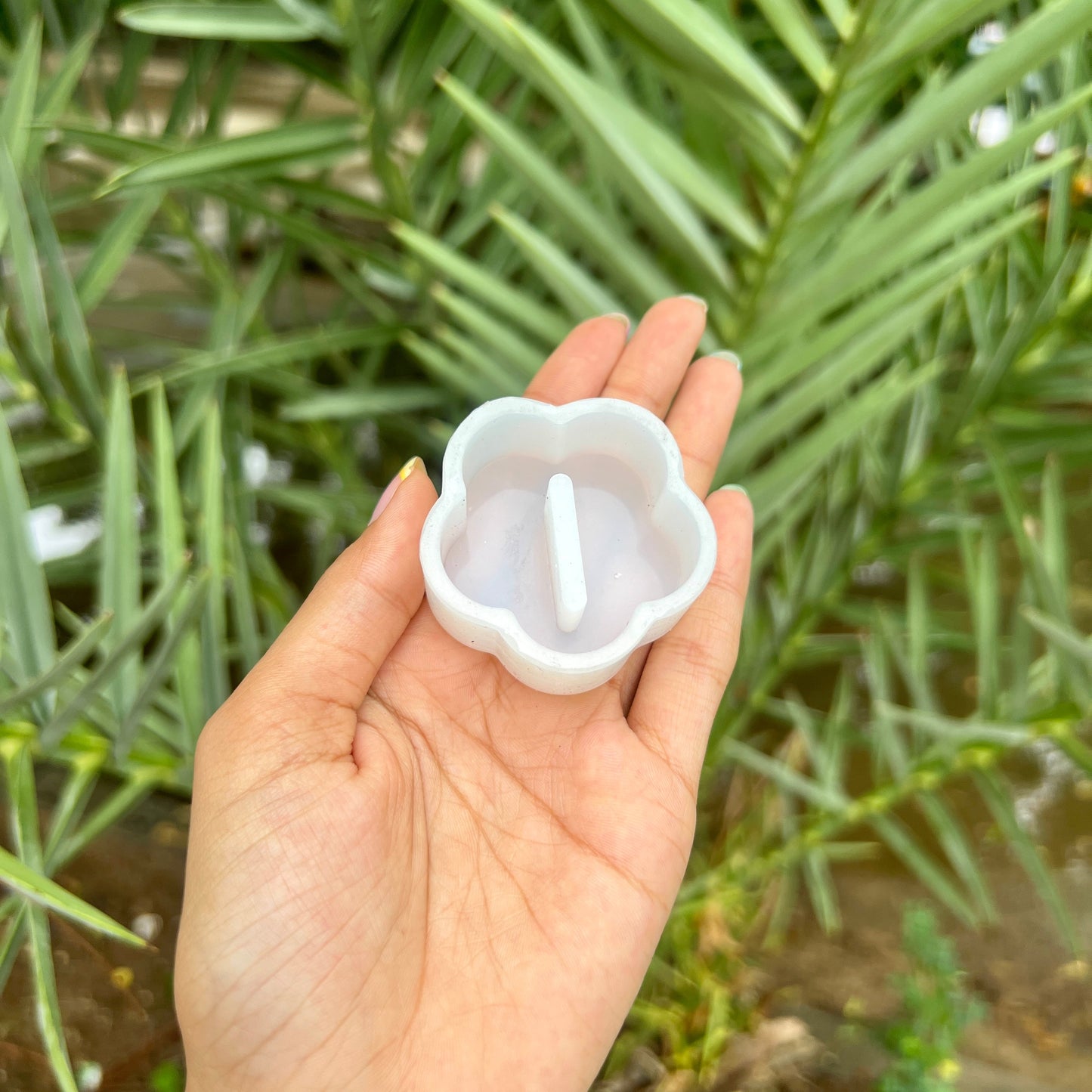 Flower Single Ring Holder Silicone Mould - 18 MM Depth