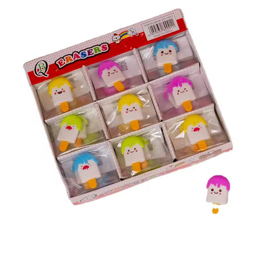 Cute Popsicle Ice Cream Eraser