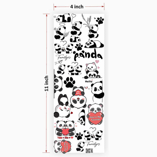 Cartoon Panda UV DTF Sticker for Resin art 2097