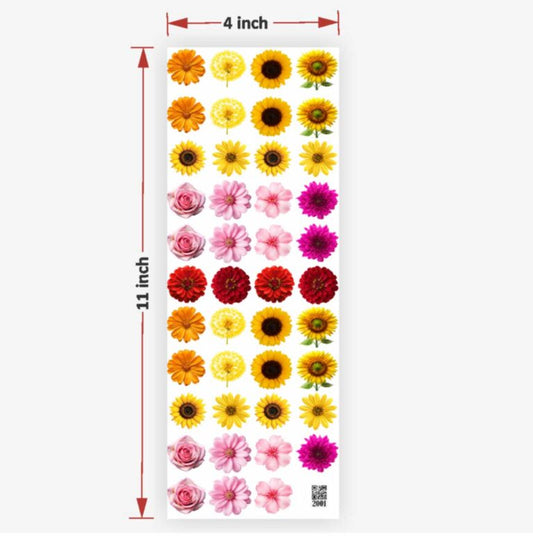 Flowers UV DTF Sticker for Resin art 2001