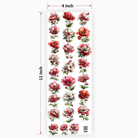 Flower UV DTF Sticker for Resin art 2016