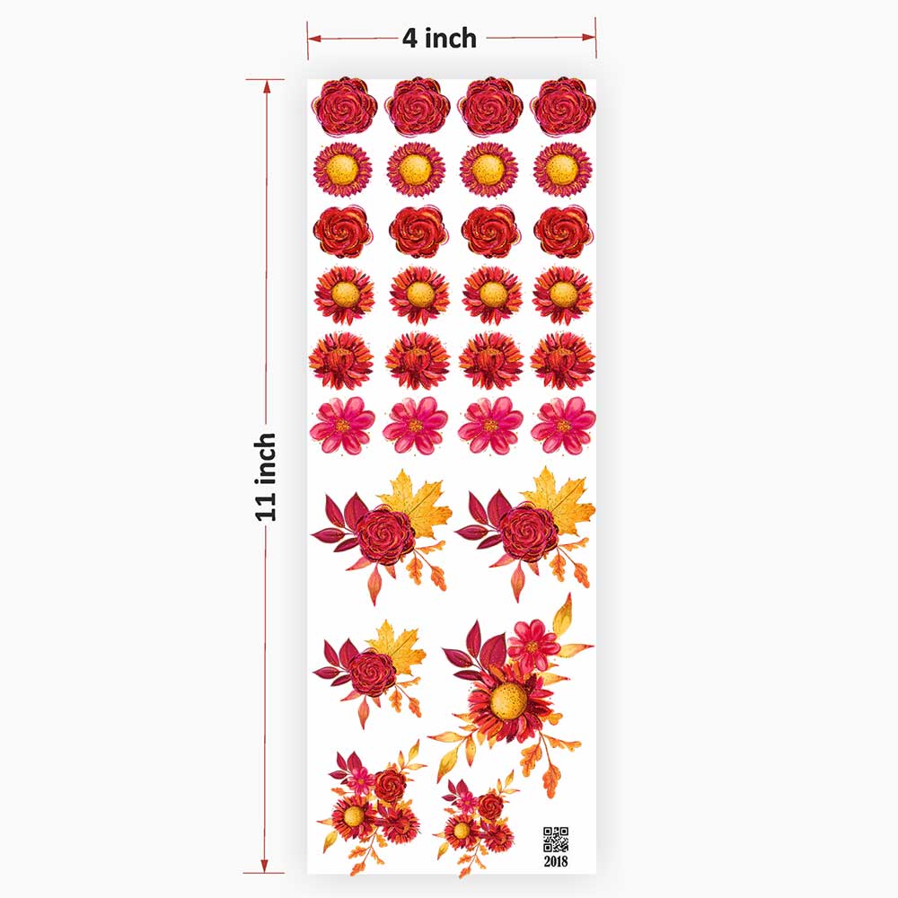Flower UV DTF Sticker for Resin art 2018