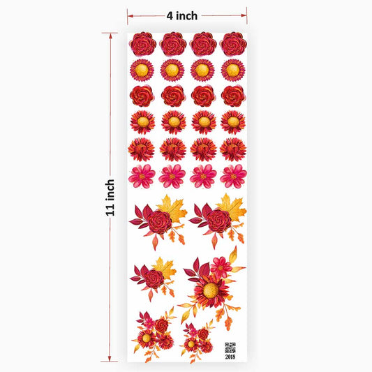 Flower UV DTF Sticker for Resin art 2018