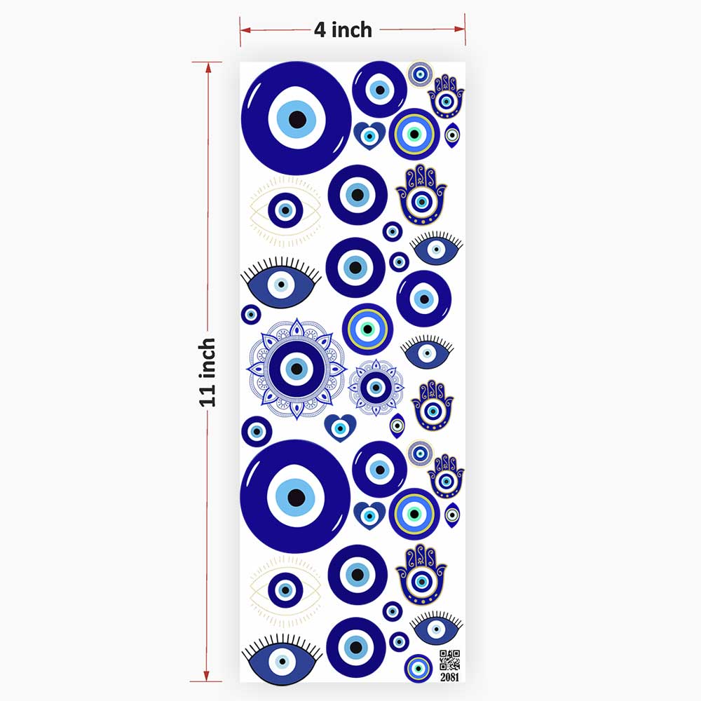 Evil Eyes UV DTF Sticker for Resin art 2081