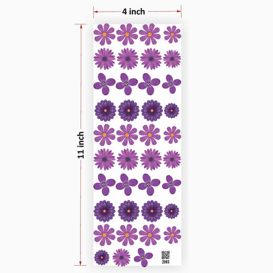 Flowers UV DTF Sticker for Resin art 2103