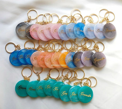 Round Keychain and Pendant 2Inch Silicone Mould