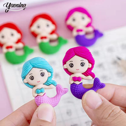 3D Mermaid Eraser for Kids – Single Piece (Assorted Designs)