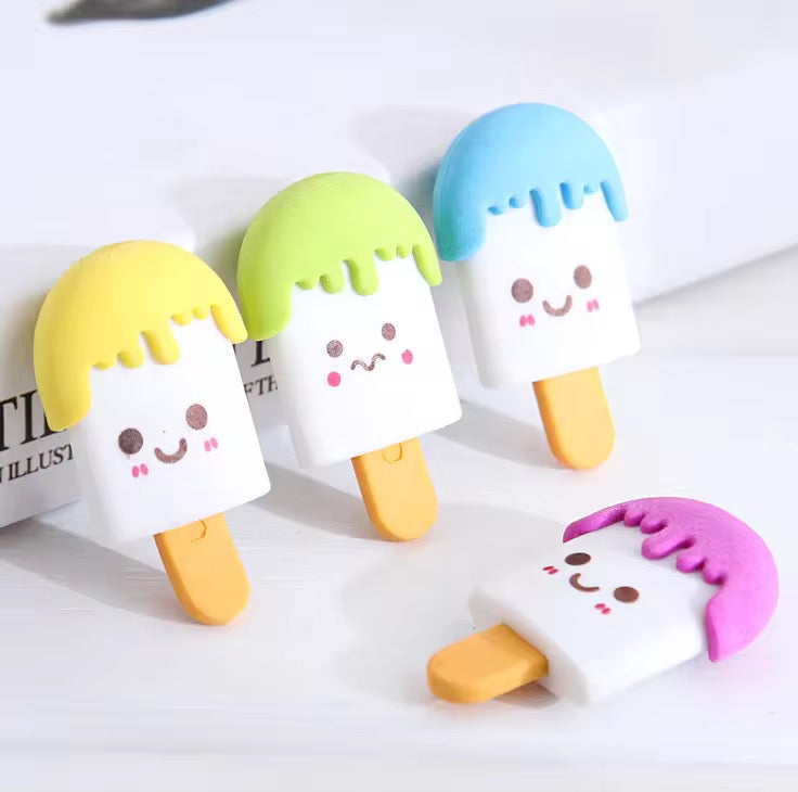 Cute Popsicle Ice Cream Eraser