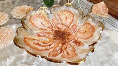 Flower Plate  Silicon Mould