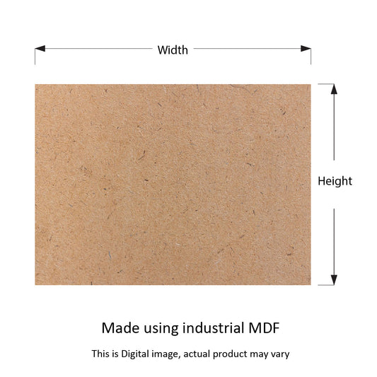 Plain Rectangle MDF Base